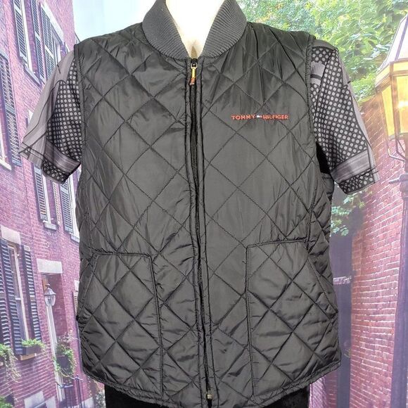 Tommy Hilfiger Diamond Quilt Vest, Large - Picture 1 of 4